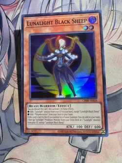 Yugioh Asian English Lunalight Black Sheep CR08-AE028 Super rare NM - Image 4