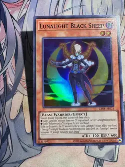 Yugioh Asian English Lunalight Black Sheep CR08-AE028 Super rare NM - Image 5