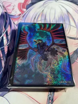 YuGiOh 5D’s Black-Winged Dragon Card Sleeve protector 70 PCS + Field Center Card - Image 2