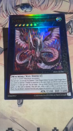 Yugioh Asian English ALIN-AE105 Cyber Dragon Infinity Ultimate rare NM - Image 2
