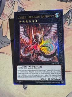 Yugioh Asian English ALIN-AE105 Cyber Dragon Infinity Ultimate rare NM - Image 3