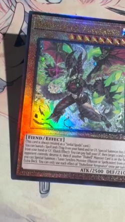 Yugioh Asian English ALIN-AE011 Diabellstar Vengeance Ultimate rare NM - Image 2