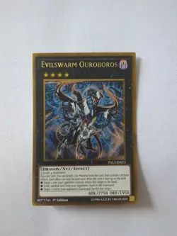 Evilswarm Ouroboros PGL3-EN072 Gold Rare 1st Edition MP Yugioh - Image 1