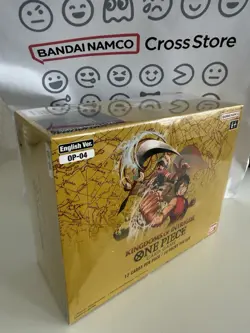 One Piece OP04 Kingdoms Of Intrigue Booster Box - English Sealed - UK Bandai - Image 1