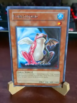 Yu-Gi-Oh!: Substitoad LODT-EN028, NM Vintage Light of Destruction Unlimited Card - Image 1