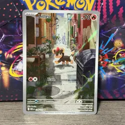Pokemon TCG Litleo 139/132 2025 Mega Evolution Illustration Rare Card - NM - Image 1