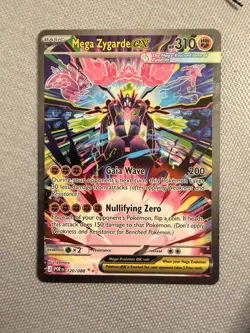 Mega Zygarde EX 120/088 Full Art Holo 310 HP 200 Attack Pokemon TCG Card - Image 1