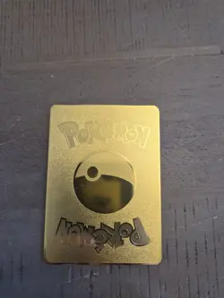 ⭐Gold Metal Pikachu EX 247/191 Fan Art Card Collectible/Gift/Display⭐ - Image 2