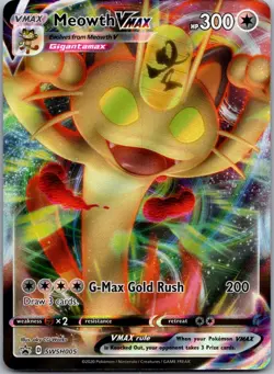Meowth VMAX Promo SWSH: Sword & Shield Promo Cards SWSH005 NM - Image 1