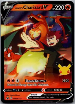 Lance's Charizard V Promo SWSH: Sword & Shield Promo Cards SWSH133 NM - Image 1