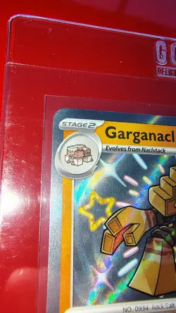 Garganacl Shiny Rare SV: Paldean Fates 178/091 NM Pokemon Card TCG - Image 3