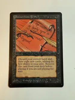 Magic: The Gathering - MTG - Contract From Below - Beta - Rare - English - LP - Image 1