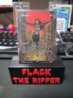 Silkguard - Borderless - Spider Man MAR 0037 - NM - MTG Magic - Image 1