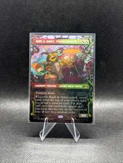 Raph & Mikey, Troublemakers (Showcase) Teenage Mutant Ninja Turtles Foil - Image 1