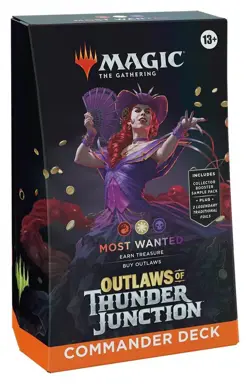 Outlaws of Thunder Junction: Commander Deck - Most Wanted MTG Brand New Sealed - Image 1