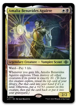 Amalia Benavides Aguirre #221 (Foil) (NM) Lost Caverns of Ixalan LCI Magic MTG - Image 1