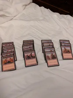 Magic the Gathering Tempest Basic Land Lot - Image 1
