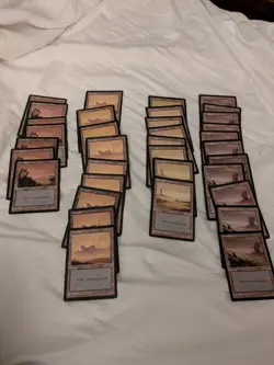 Magic the Gathering Tempest Basic Land Lot - Image 2