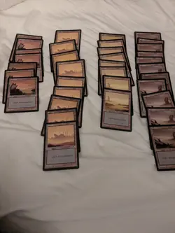 Magic the Gathering Tempest Basic Land Lot - Image 3