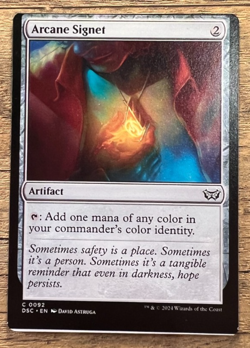Magic Duskmourn Arcane Signet - Miscut - Image 1