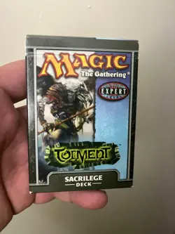 Torment Sacrilege Deck Magic the Gathering 2002 MTG USED - Image 1