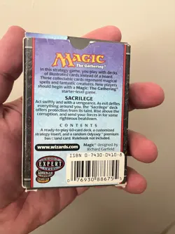 Torment Sacrilege Deck Magic the Gathering 2002 MTG USED - Image 2