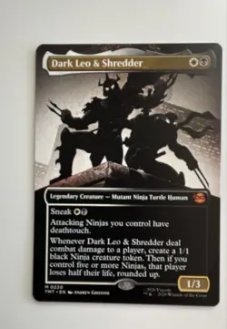 Dark Leo & Shredder (Borderless) Teenage Mutant Ninja Turtles Regular - Image 1