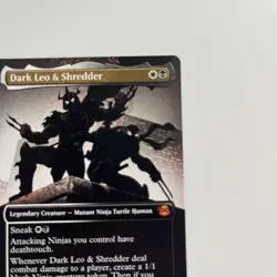 Dark Leo & Shredder (Borderless) Teenage Mutant Ninja Turtles Regular - Image 4