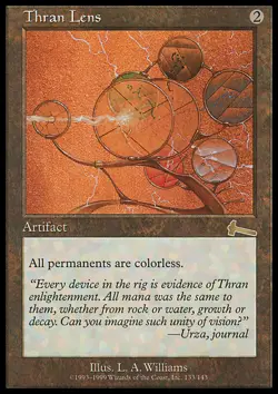 MTG Magic the Gathering Thran Lens (133/143) Urza's Legacy HP - Image 1