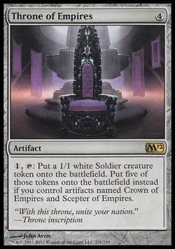 MTG Magic the Gathering Throne of Empires (221/256) Magic 2012 MP - Image 1