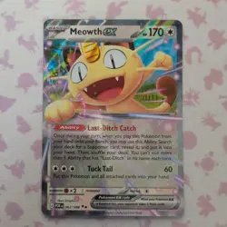Meowth ex 62/88 Double Rare Pokemon Perfect Order ME03 - Image 1