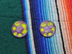 Vintage Pokemon Tazo Koffing And Weezing 2000 Nintendo Lays Cheetos Pogs - Image 1