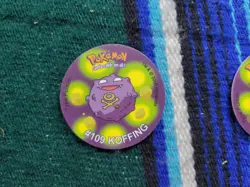 Vintage Pokemon Tazo Koffing And Weezing 2000 Nintendo Lays Cheetos Pogs - Image 2