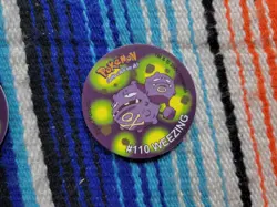 Vintage Pokemon Tazo Koffing And Weezing 2000 Nintendo Lays Cheetos Pogs - Image 3