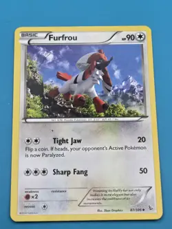 Furfrou 87/106 Pokemon - XY Flashfire MP - Image 1
