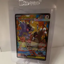 Pokemon Mega Kangaskhan EX Me01 Mega Evolution Full Art Holo 182/132 300 HP Rare - Image 1