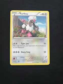 Furfrou 33/39 Kalos Starter Set Regular Pokemon TCG - HP - Image 1