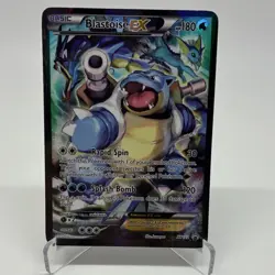 Blastoise EX XY122 Full Art Promo Holo Pokemon Card XY 2016 - Image 1