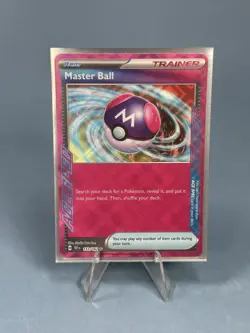 Master Ball Pink ACE SPEC Rare Holo Trainer Temporal Forces Pokemon Card 153/162 - Image 1