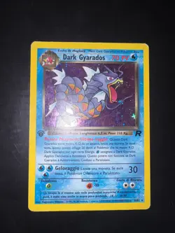 Carta Pokemon Dark Gyarados 1° edizione Holo Set Team Rocket 8/82 ITA - Image 1