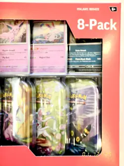 Pokemon TCG Prismatic Evolutions Costco Mini Tins 8 Pack - New & Sealed ✅ - Image 4