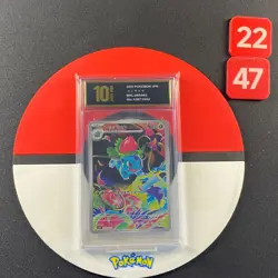 2025 Ivysaur AR m1L 065/063 Mega Brave Pokemon Card Japanese Garde10 - Image 1
