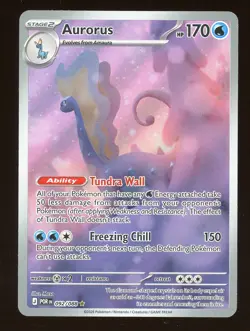 2026 Pokemon TCG Perfect Order Aurorus Illustration RARE Holo 92/88 - Image 1