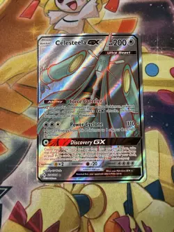 Celesteela GX 208/214 Unbroken Bonds NM Ultra Rare Full Art Pokemon Card - Image 1