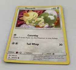 2019 Pokemon Meowth 147/214 Caturday Unbroken Bonds. - Image 2
