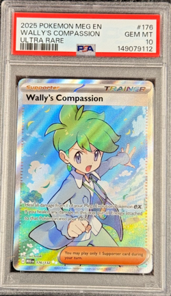 2025 POKEMON MEGA EVOLUTION EN WALLY'S COMPASSION ULTRA RARE #176 💎 PSA 10 - Image 1