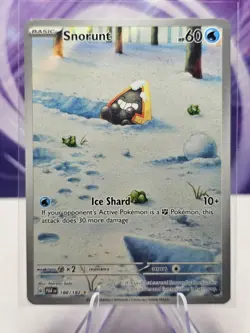 2023 Snorunt 188/182 Illustration Rare Paradox Rift Pokemon Full Art Holo NM - Image 1