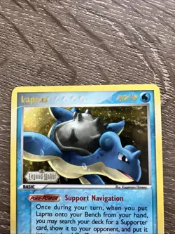 Pokemon TCG Lapras 8/92 Reverse Holo Rare Stamped EX Legend Maker 2006 - Image 4