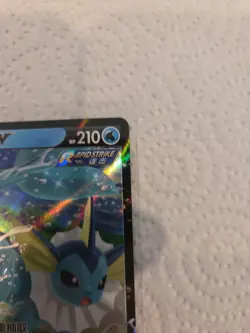 Vaporeon V 0213/14 Pokemon TCG Chinese Gem Pack Vol 2 NM/Mint US Seller - Image 3