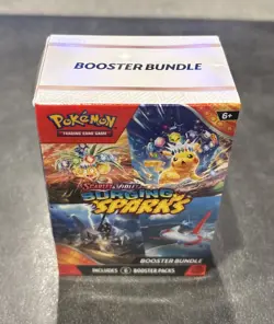 Pokemon TCG Scarlet Violet Surging Sparks Booster Bundle 6 Packs FREE SHIPPING. - Image 1